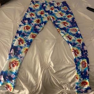 Tie die leggings